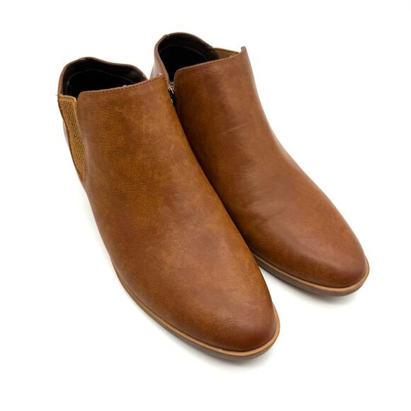 Soul Naturalizer Respect Zipper Bootie Gingerbread Brown Cognac 8 - Picture 2 of 11